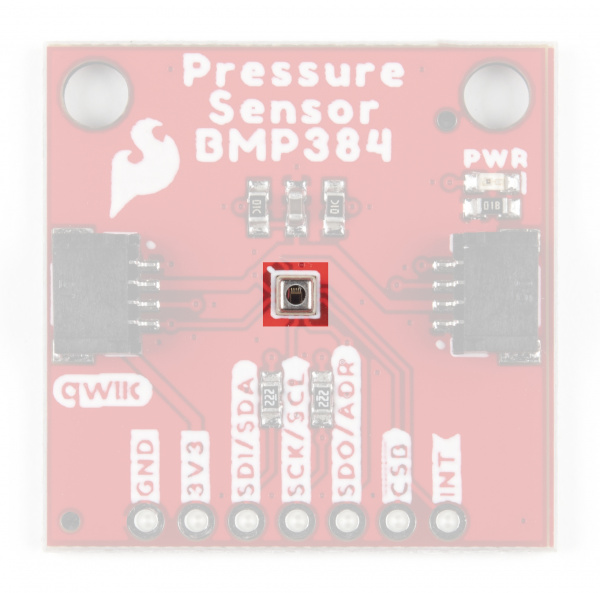 Highlighting Qwiic & PTH header on Standard breakout