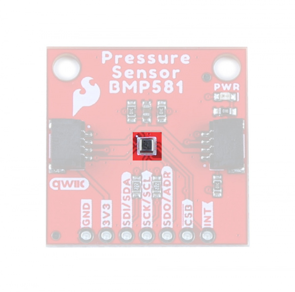 Highlighting the BMP581 on the Standard Size breakout