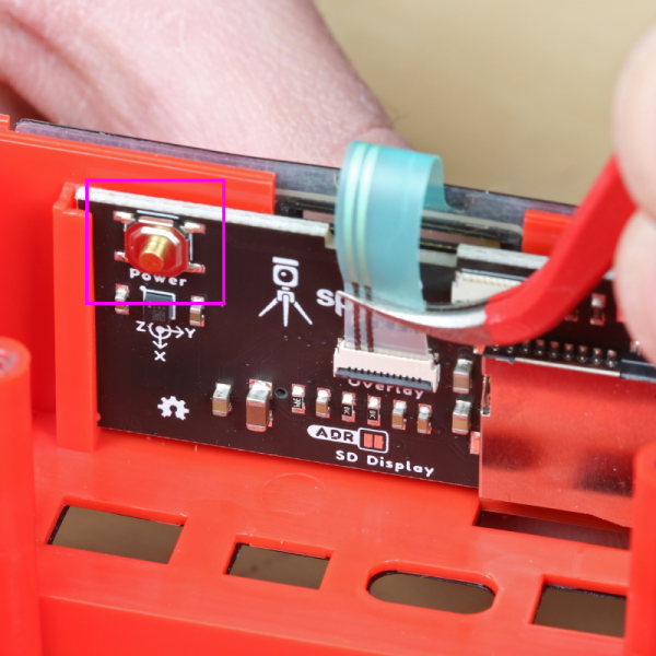 Power Button inside RTK Facet