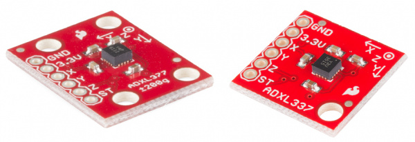 The ADXL337 and ADXL377 Breakout Boards