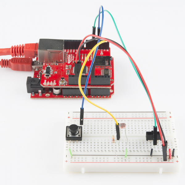 Ethernet Shield Example hookup