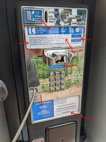 Payphone infographics