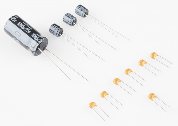 Capacitor assortment