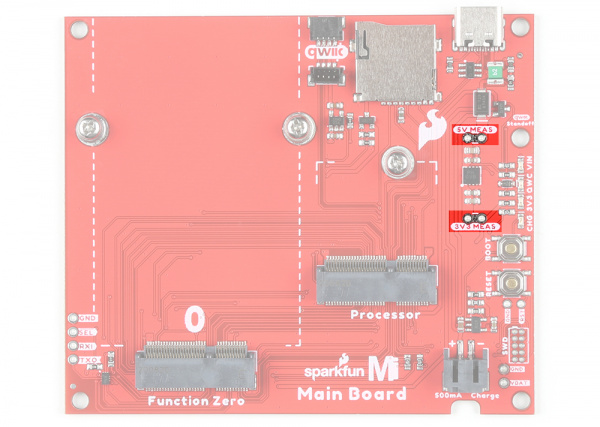 Main Board - Single, Top View Jumpers