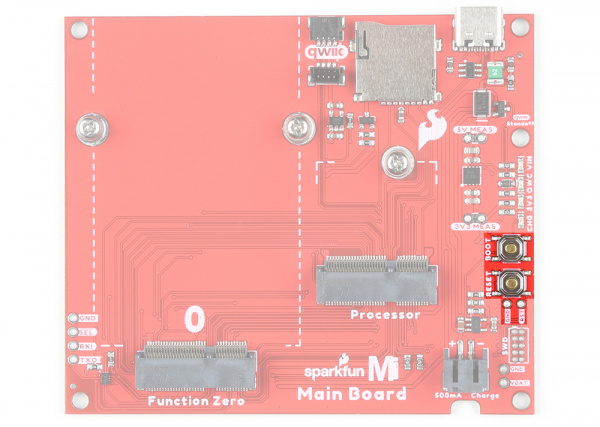 Reset & Boot Buttons, and RST & GND PTH pins