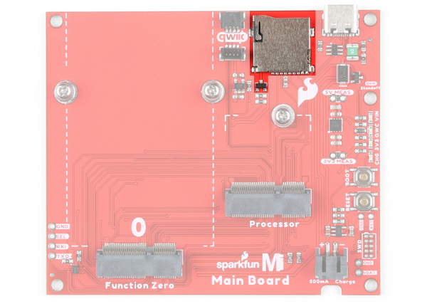 MicroSD Card Socket and Transistor