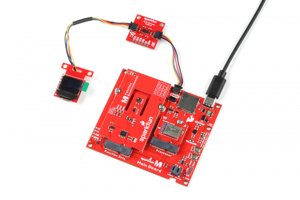 Qwiic-Enabled Boards Connected to Main Board - Single 