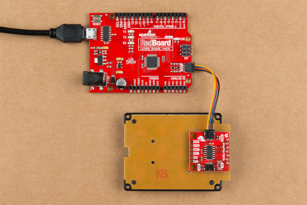 Example setup with RedBoard Qwiic