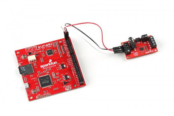 WAV Trigger Connected to Audio Input Pins