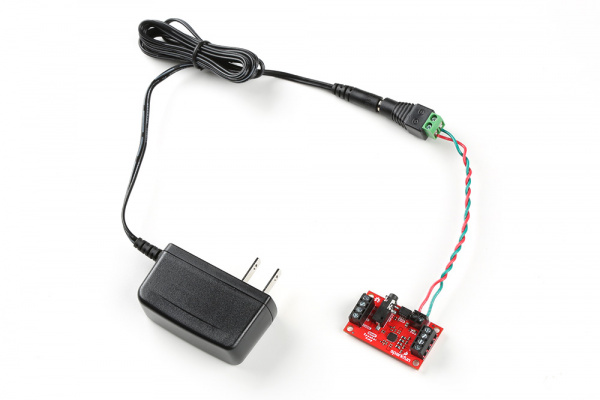 5V Power Supply, Barrel Jack Adapter, Qwiic Speaker Amp