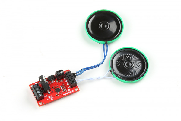 Thin Speakers Connected via Screw Terminals