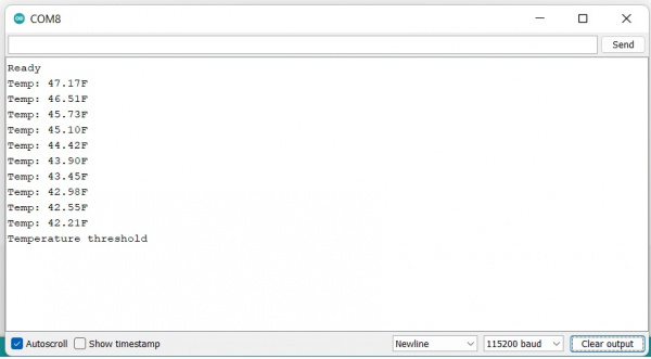 Example 2 output shows lower threshhold being hit