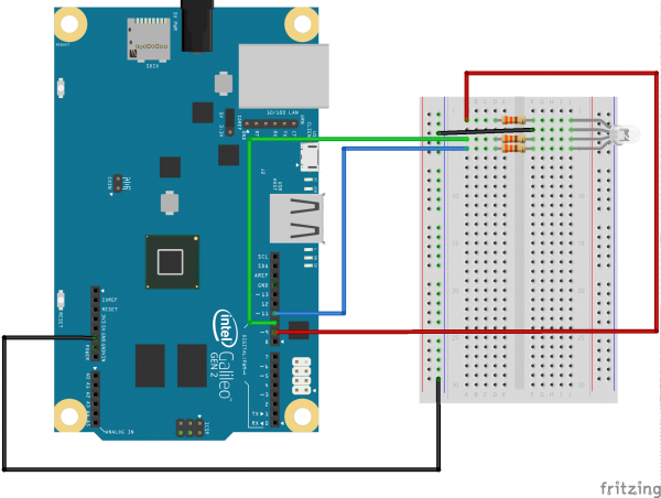 Fritzing Hookup