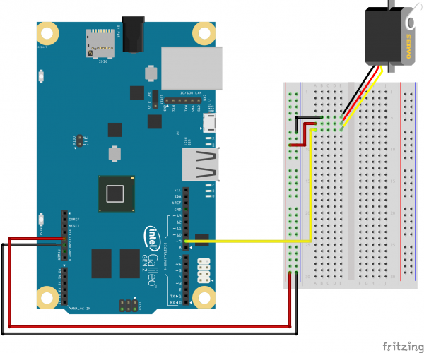 Fritzing Motors