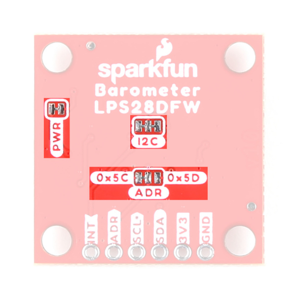 Highlighting the communication interfaces on the standard breakout.