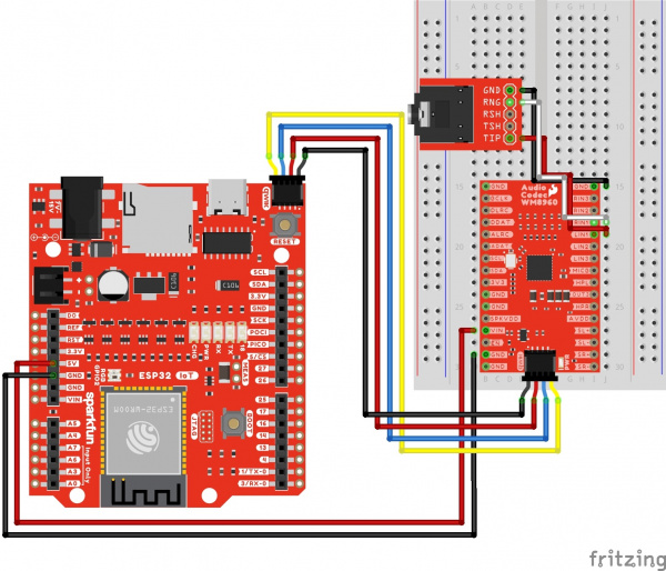 Power, I2C, and Line Input 1