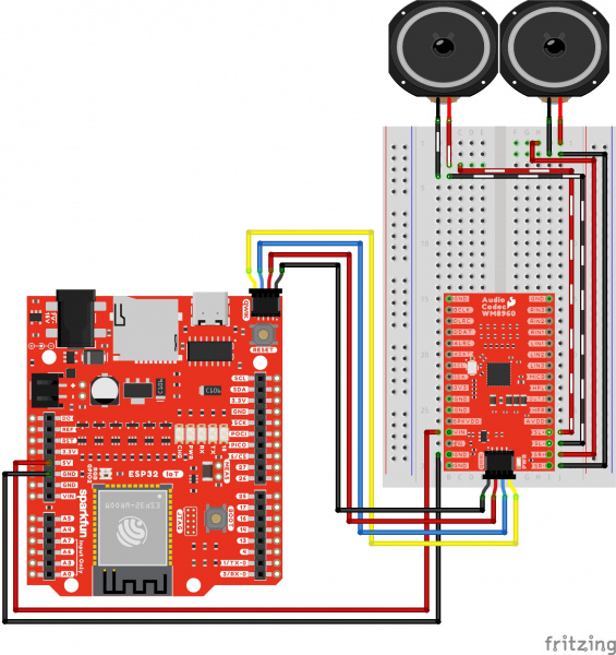 Power, I2C, and Speakers