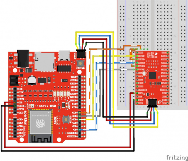 Power, I2C, and I2S Passthrough