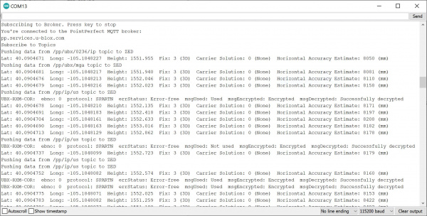 Decrypted Correction Data Success