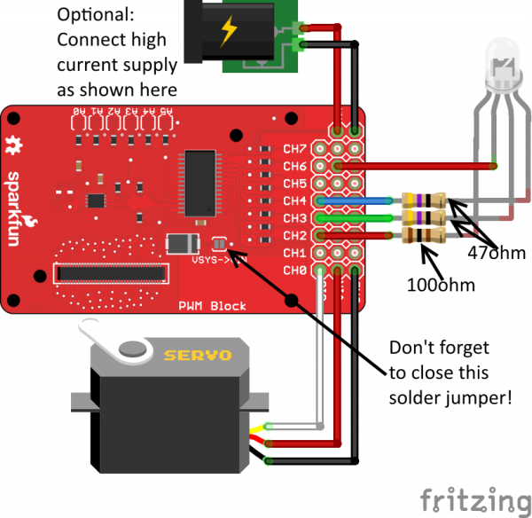 PWM Block Example Circuit