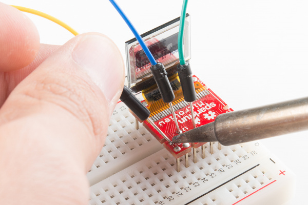 soldering the wires