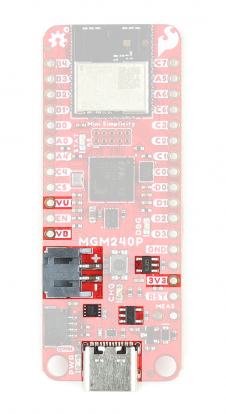 Photo highlighting power components.