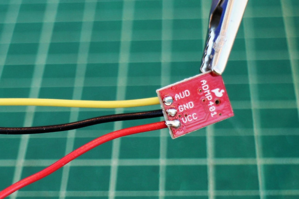 Wires Soldered to ADMP401