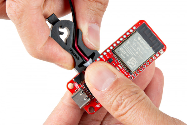 JST Battery Removal Tool Between JST Female and Male Connector