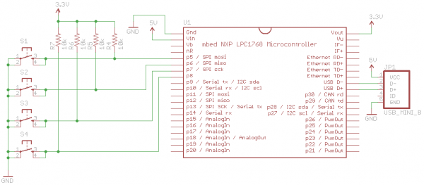 mbed usb device schematic