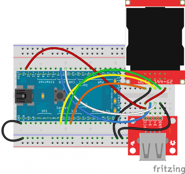 mbed usb host fritzing