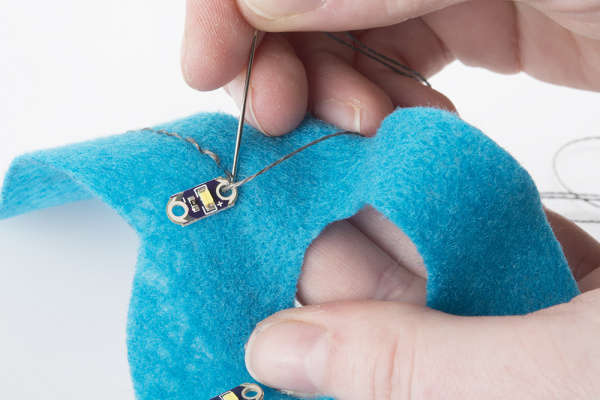 Sewing LEDs