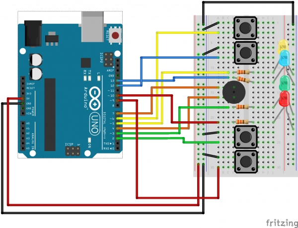 Led a tempo di musica - Hardware - Arduino Forum