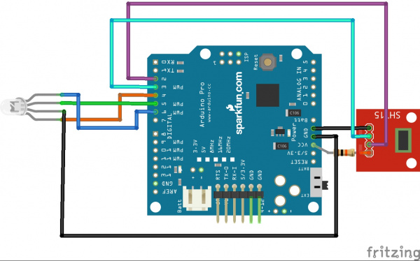 Humidity-sensing LED Flower - learn.sparkfun.com