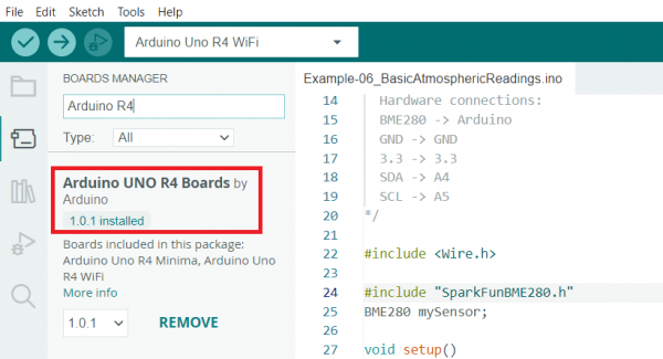 Arduino Uno R4 Board Def File