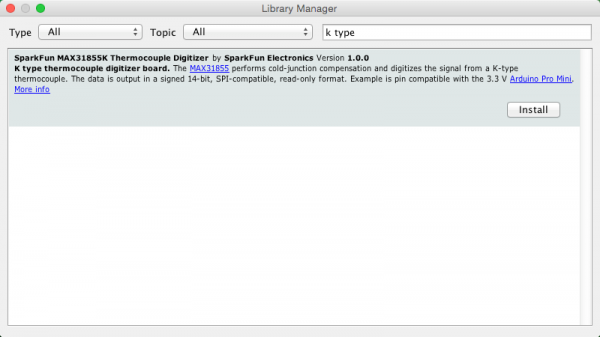 Example library in library manager