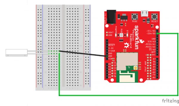 Home Secruity Reed Switch Photon RedBoard