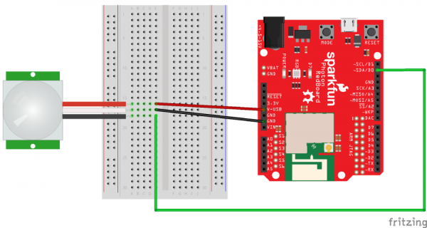 PIR RedBoard Home Security