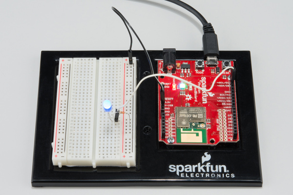 Photon RedBoard LED hookup