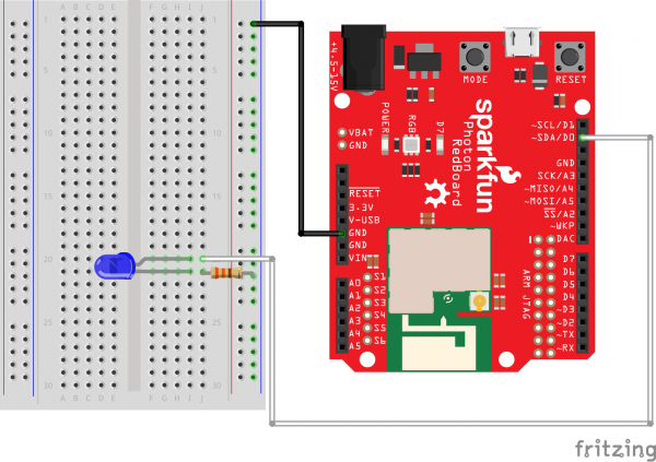 Photon Particle Blink LED