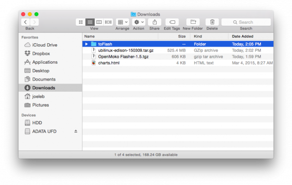 OS X toFlash directory