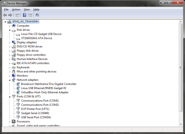 Finding the COM port number on Windows