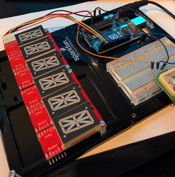 Wiring of GPS clock