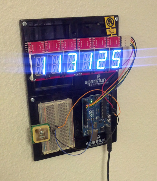 Nate's Alphanumeric Clock