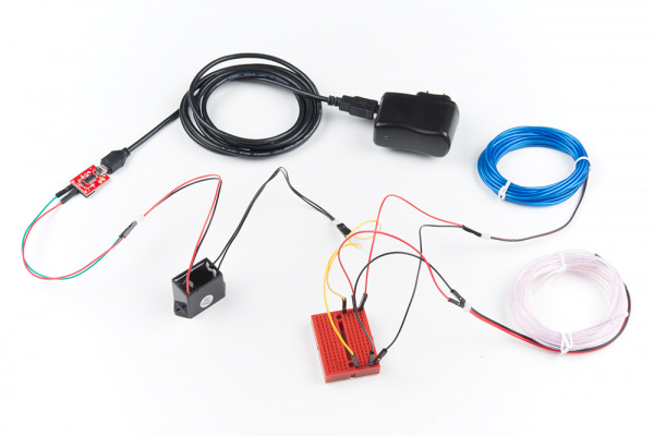 Lighting Up Two Strands in Parallel with a 3V Inverter