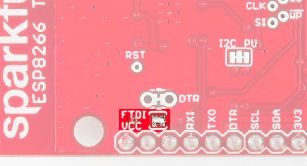 One USB cable to upload code with a Solder Jumper