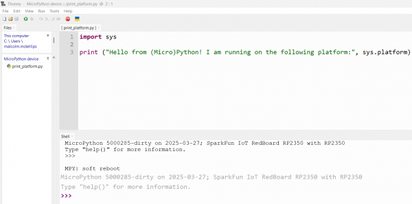 A Thonny File