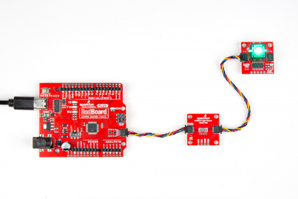Redboard to Ambient Light Sensor