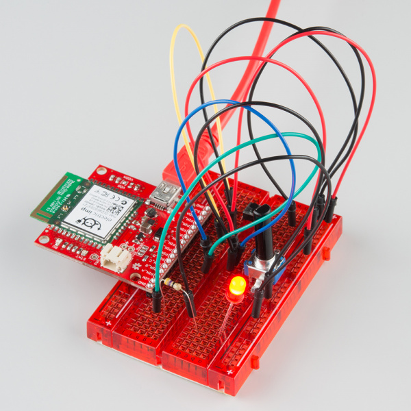 Example 1 circuit on the imp002 Breakout Board