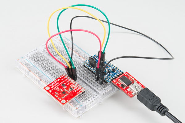 LSM303C and Arduino Mini