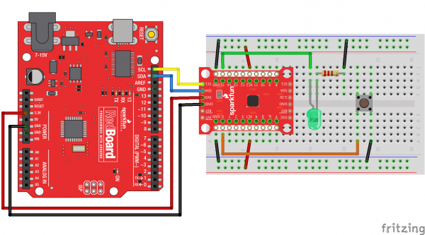 Fritzing circuit